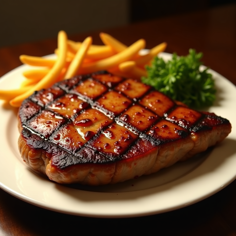 блюдо с мясом